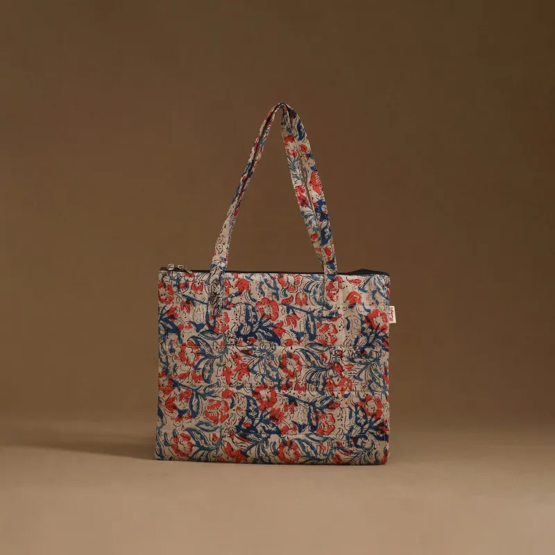 Multicolor - Handcrafted Quilted Handbag 18 sold by Itokri