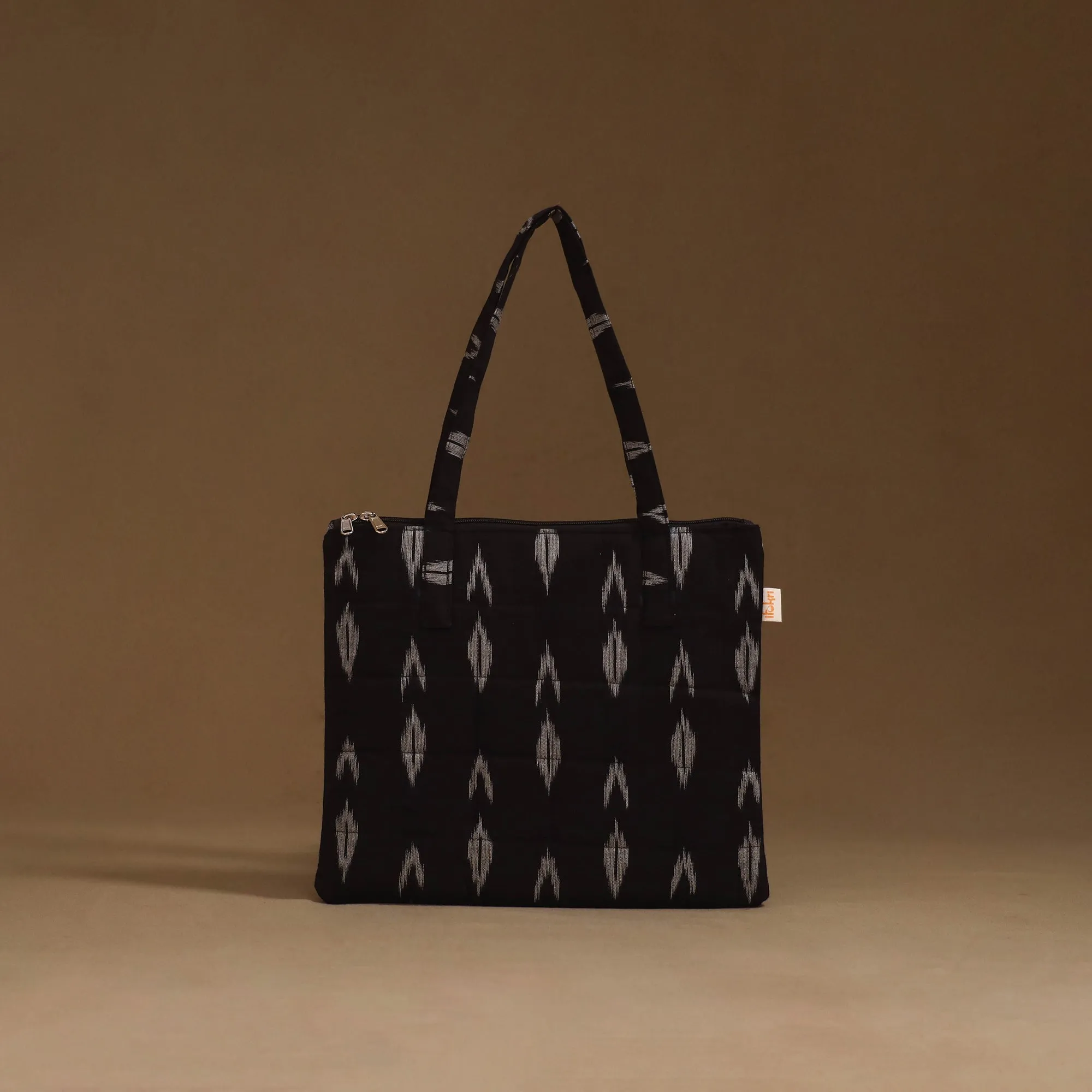 Black - Handcrafted Quilted Handbag 05 sold by Itokri