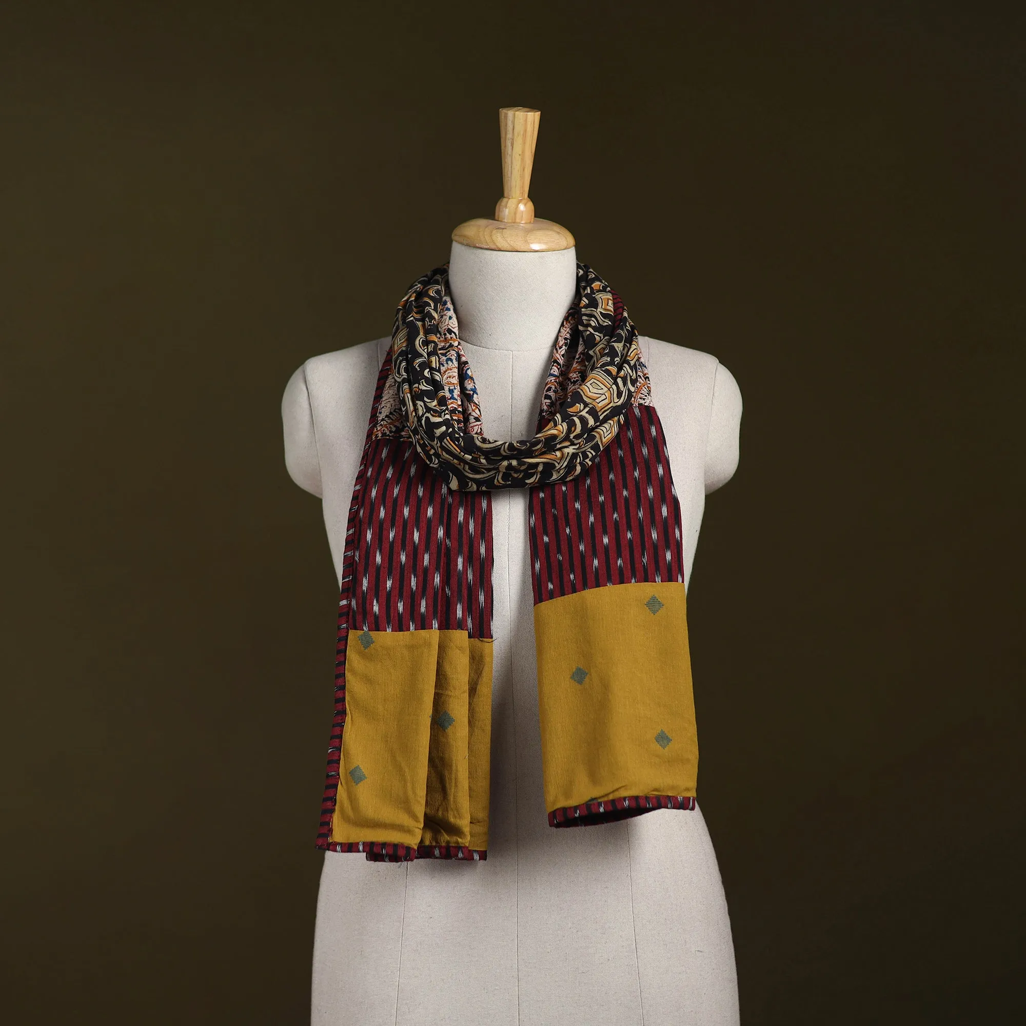 Hand-Stitched Cotton Patchwork Stole 34 sold by Itokri
