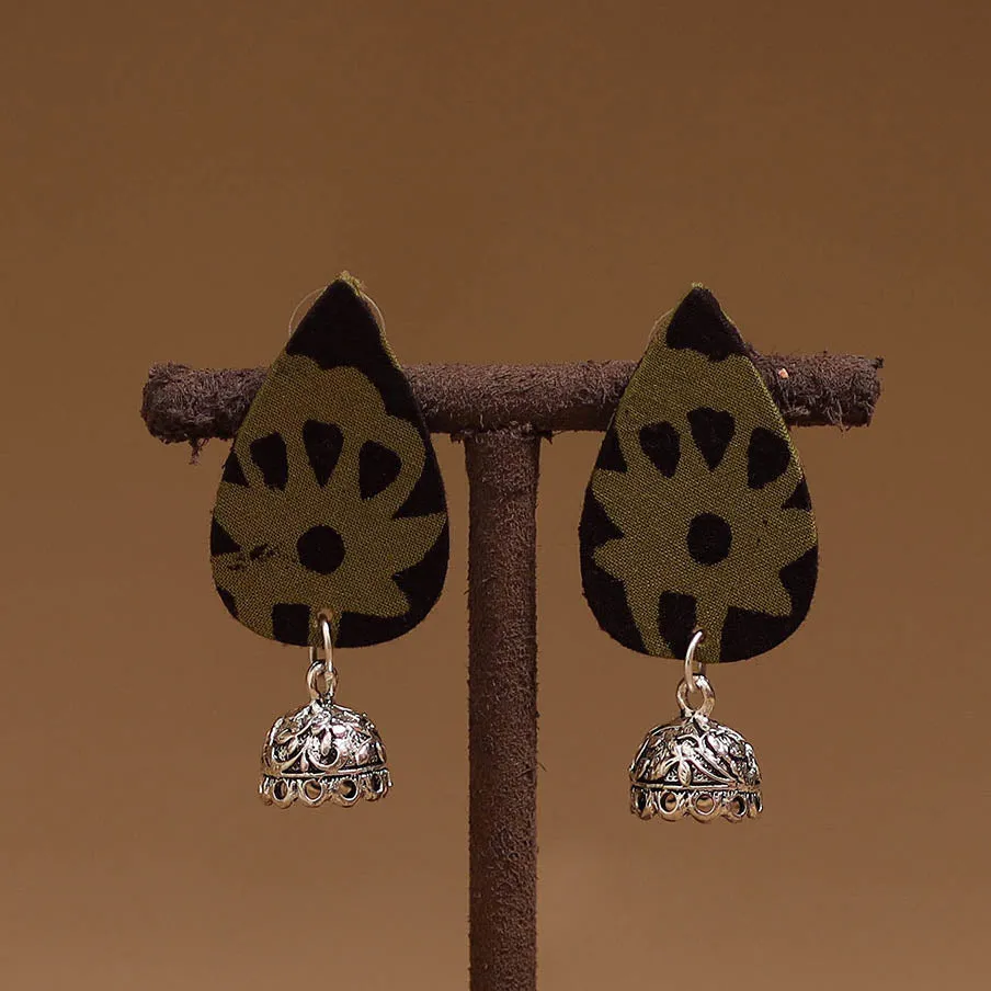 Brown - Khushi GS Fabart Handmade Earrings sold by Itokri product image thumbnail 2