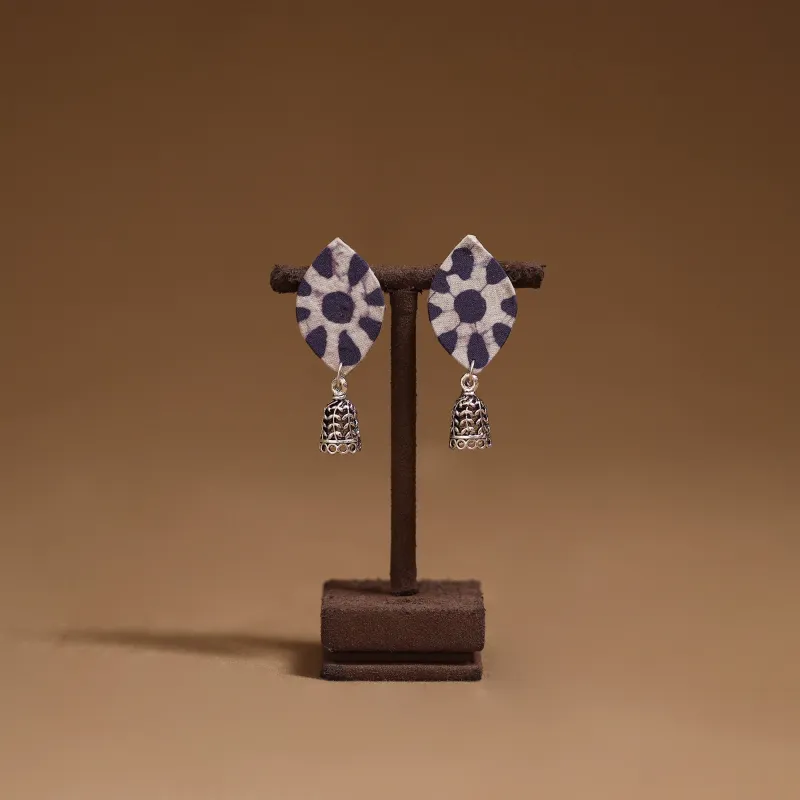 Purple - Navya GS Fabart Handmade Earrings sold by Itokri