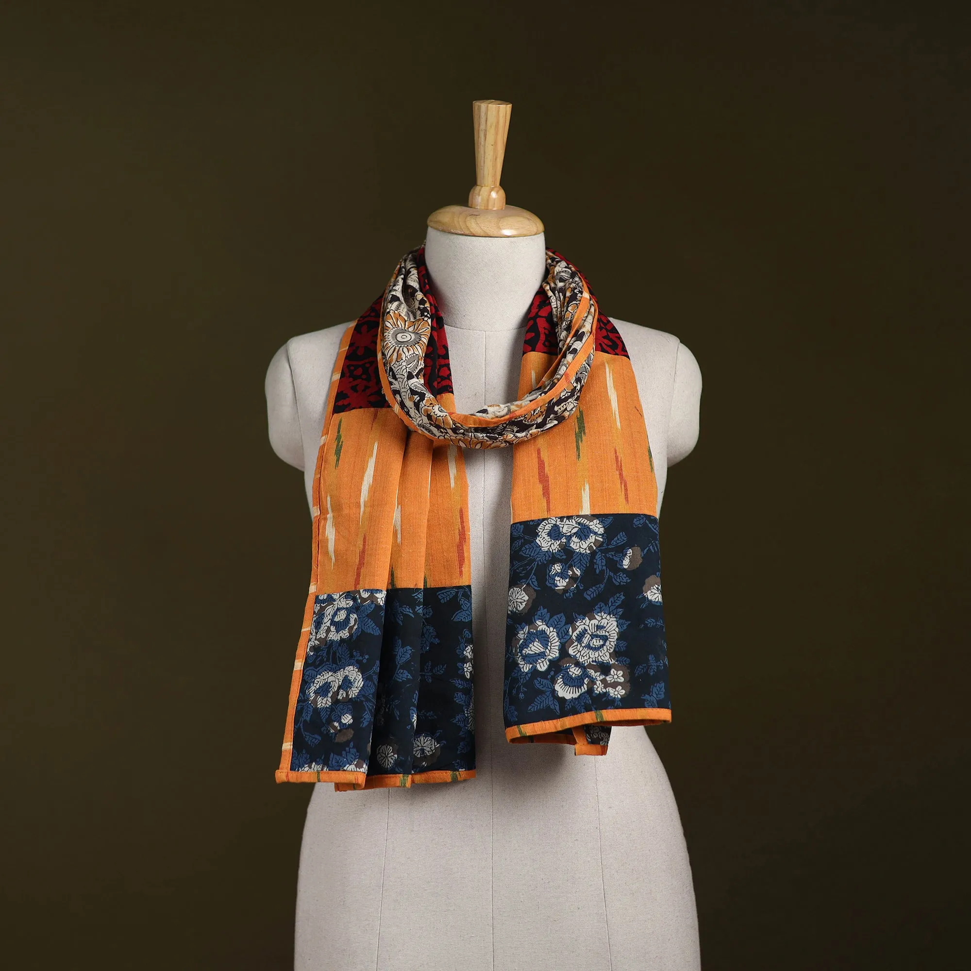 Hand-Stitched Cotton Patchwork Stole 23 sold by Itokri