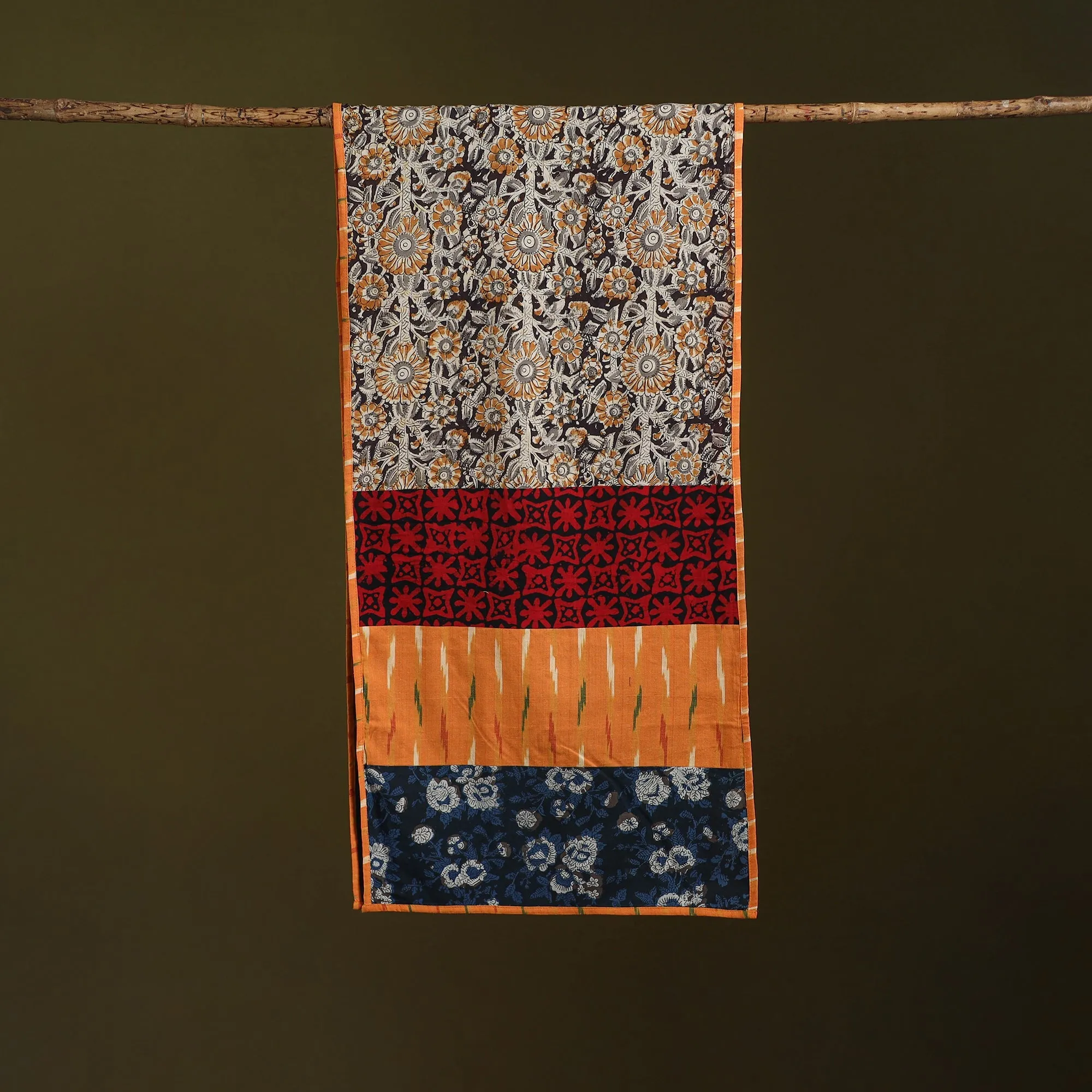 Hand-Stitched Cotton Patchwork Stole 23 sold by Itokri product image thumbnail 3
