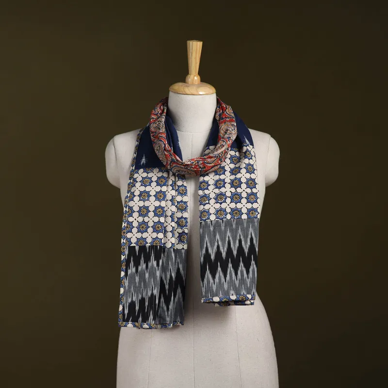 Hand-Stitched Cotton Patchwork Stole 26 sold by Itokri
