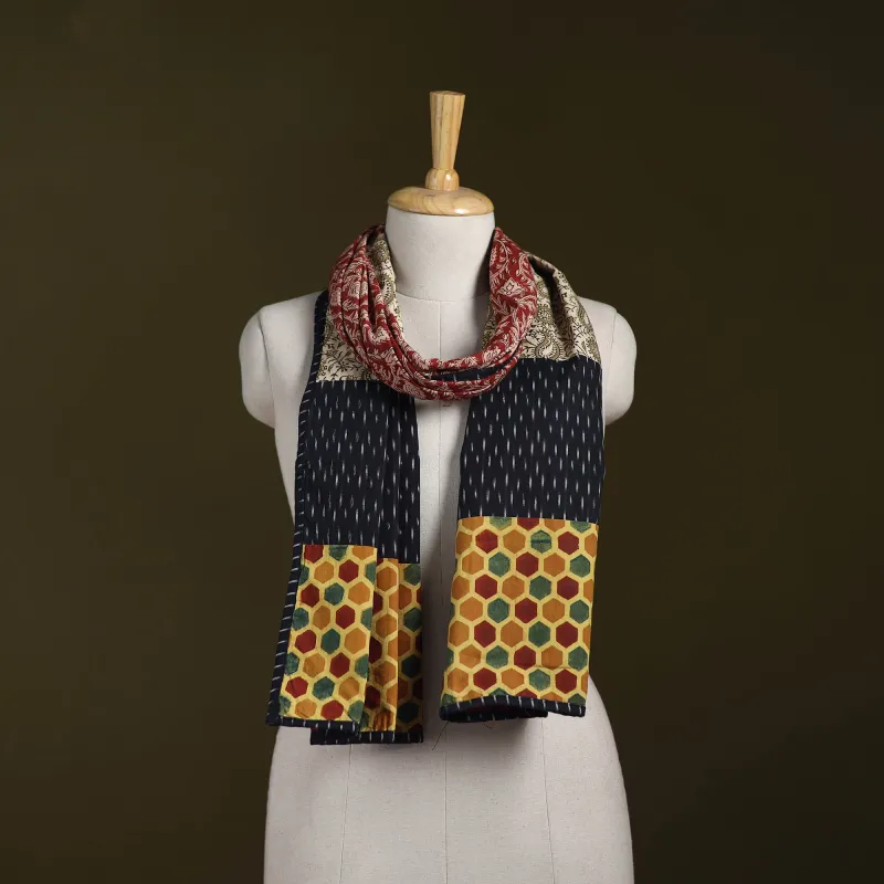 Hand-Stitched Cotton Patchwork Stole 19 sold by Itokri