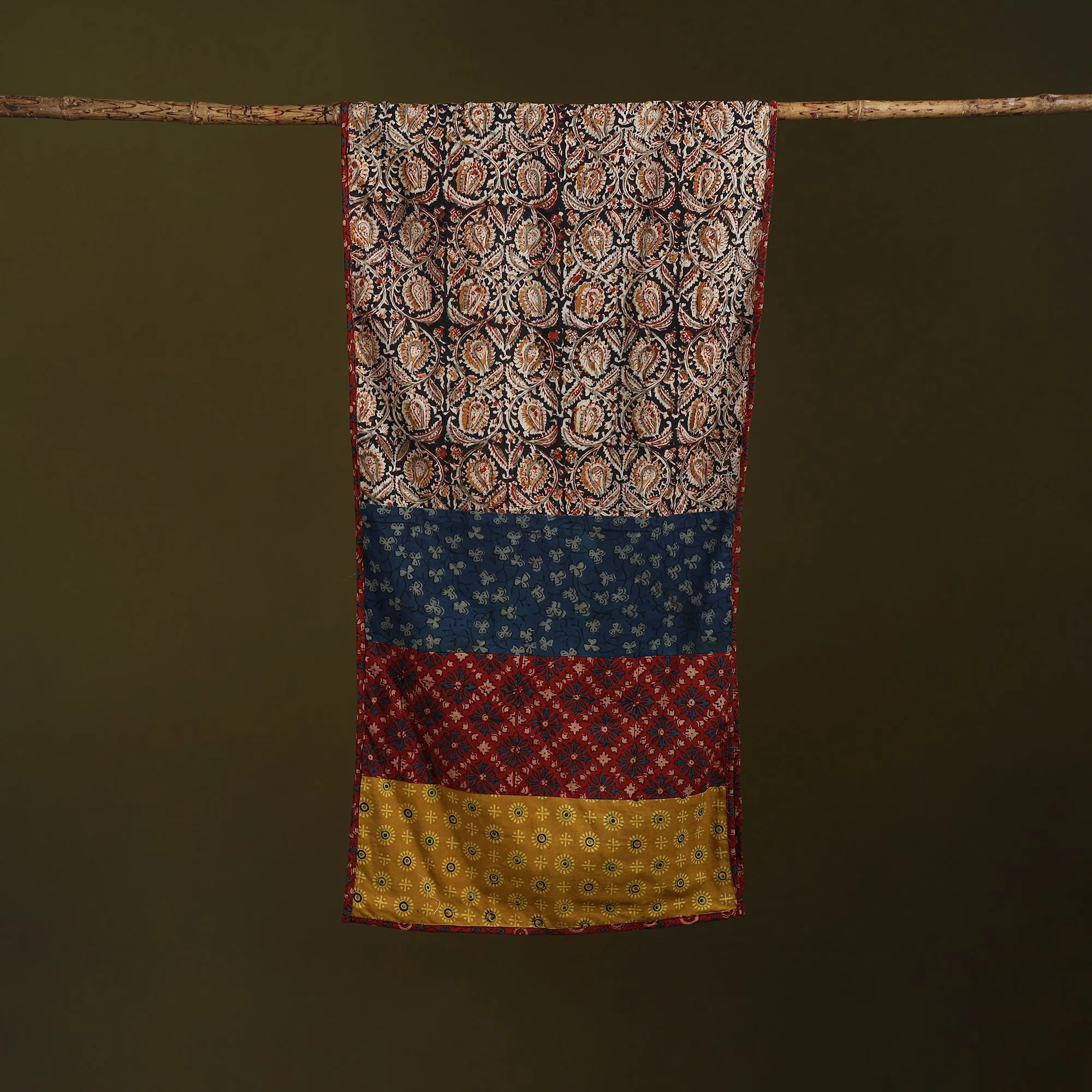 Hand-Stitched Cotton Patchwork Stole 17 sold by Itokri product image thumbnail 3