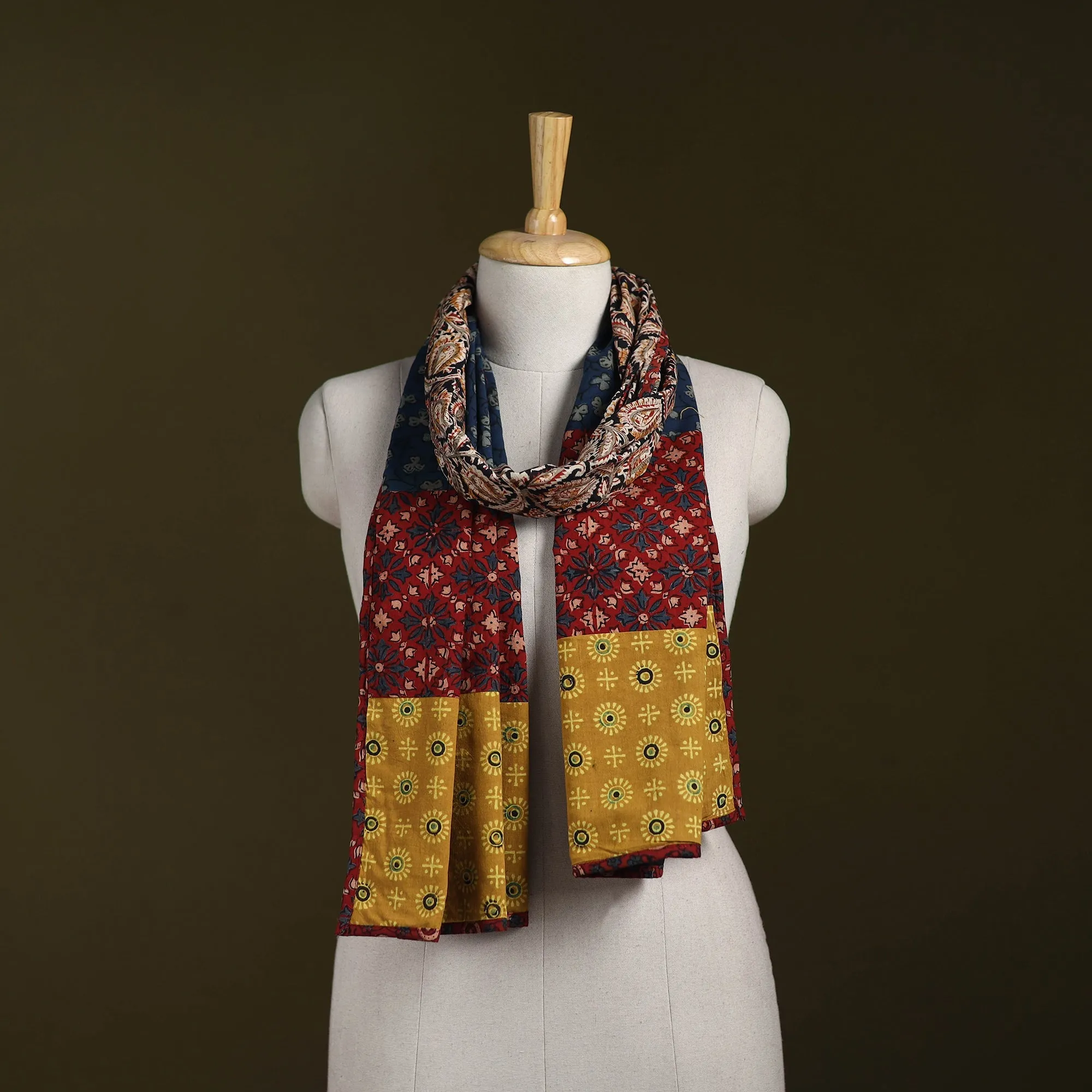 Hand-Stitched Cotton Patchwork Stole 17 sold by Itokri