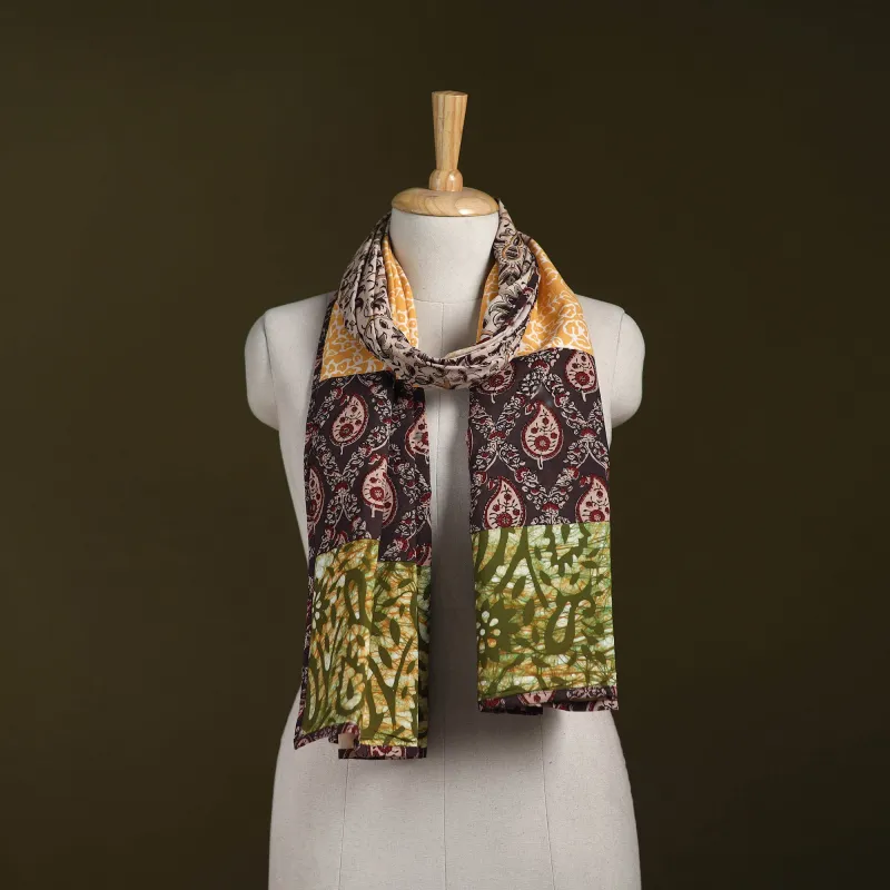 Hand-Stitched Cotton Patchwork Stole 13 sold by Itokri