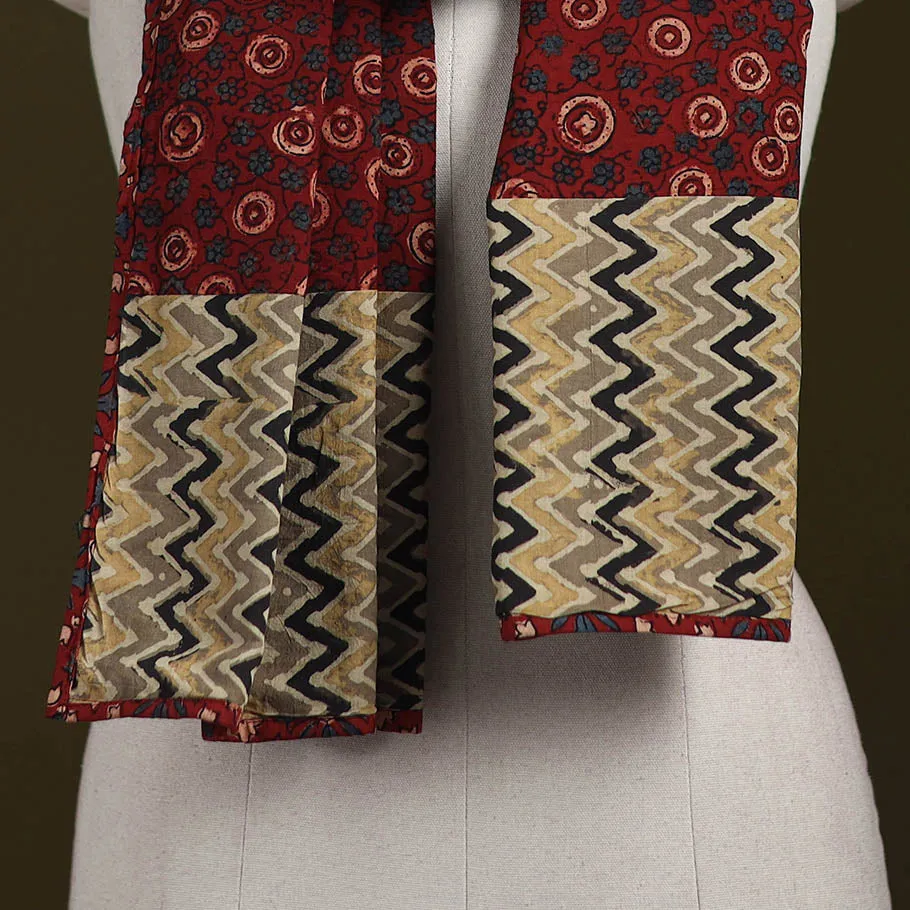 Multicolor - Hand-Stitched Cotton Patchwork Stole 05 sold by Itokri product image thumbnail 2