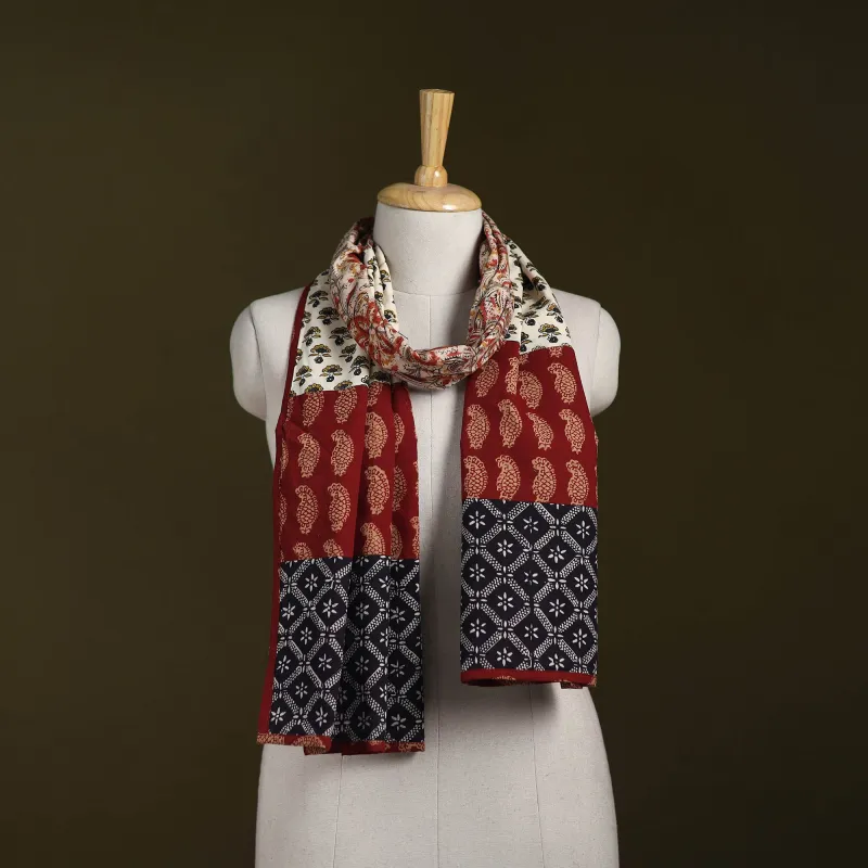 Hand-Stitched Cotton Patchwork Stole 02 sold by Itokri