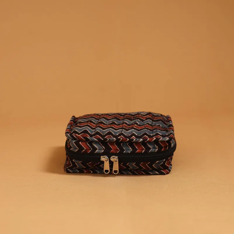 Handmade 4 Pockets Quilted Jewellery Bag 35 sold by Itokri