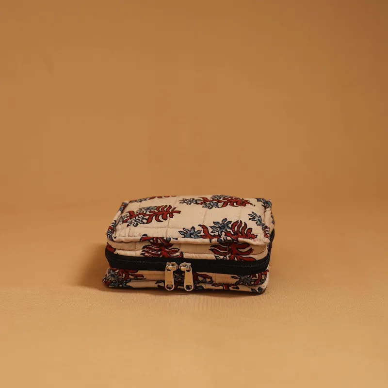 Handmade 4 Pockets Quilted Jewellery Bag 33 sold by Itokri