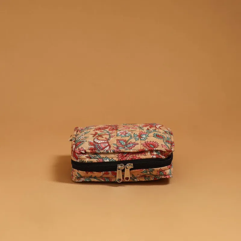 Handmade 4 Pockets Quilted Jewellery Bag 15 sold by Itokri