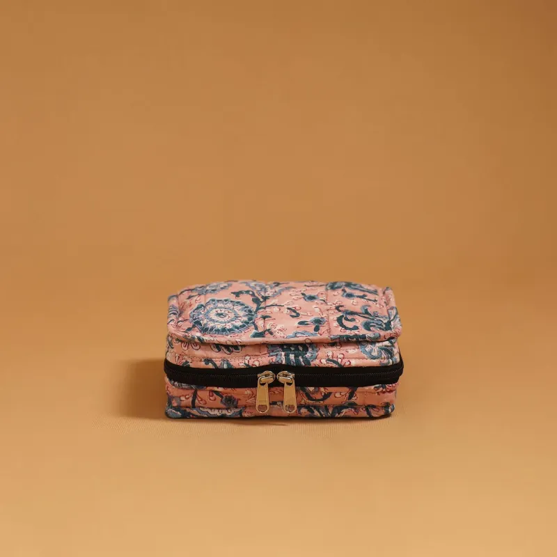 Handmade 4 Pockets Quilted Jewellery Bag 13 sold by Itokri