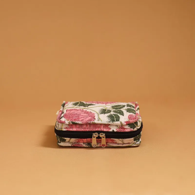 Handmade 4 Pockets Quilted Jewellery Bag 10 sold by Itokri