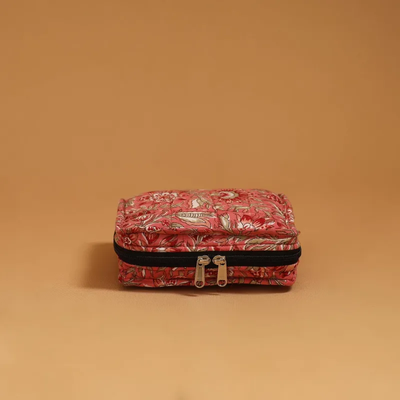 Handmade 4 Pockets Quilted Jewellery Bag 05 sold by Itokri