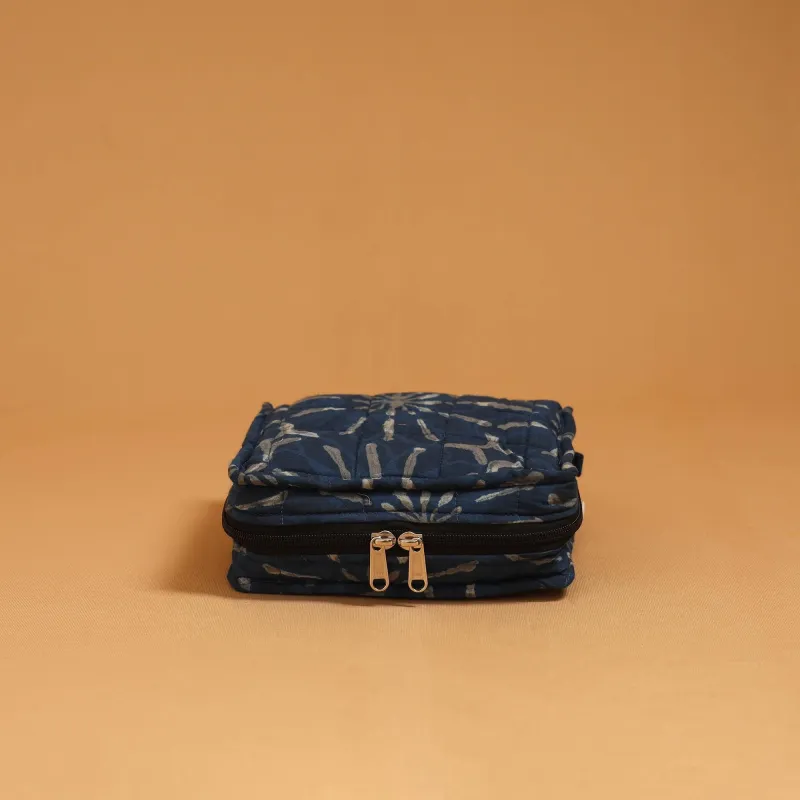 Handmade 4 Pockets Quilted Jewellery Bag 24 sold by Itokri