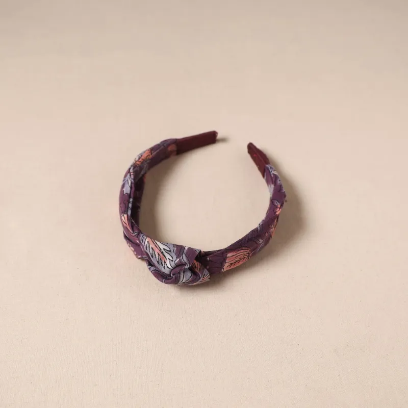 Purple - Fabart Knotted Hair Band 24 sold by Itokri