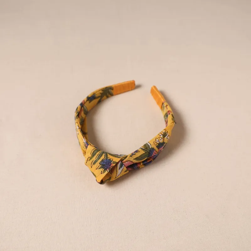 Yellow - Fabart Knotted Hair Band 19 sold by Itokri