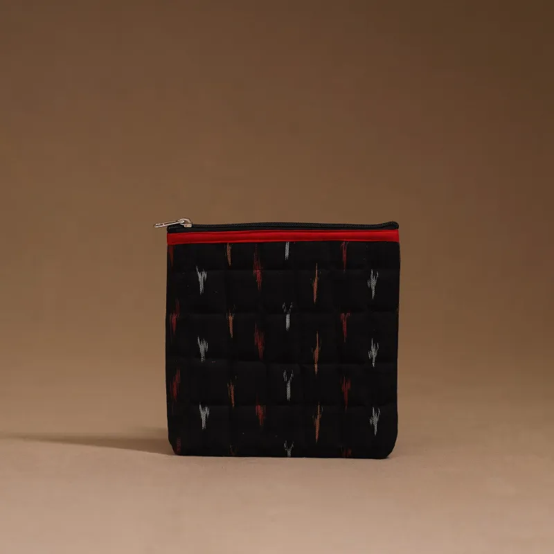 Black - Handmade Quilted Utility Pouch 05 sold by Itokri