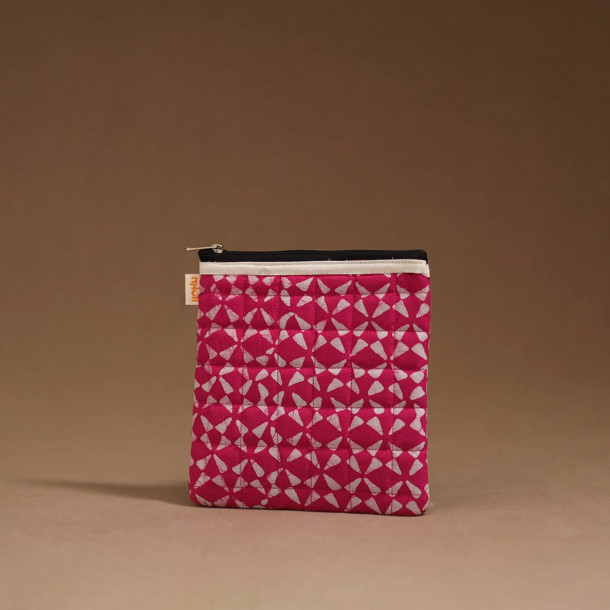 Pink - Handmade Quilted Utility Pouch 15 sold by Itokri product image thumbnail 2