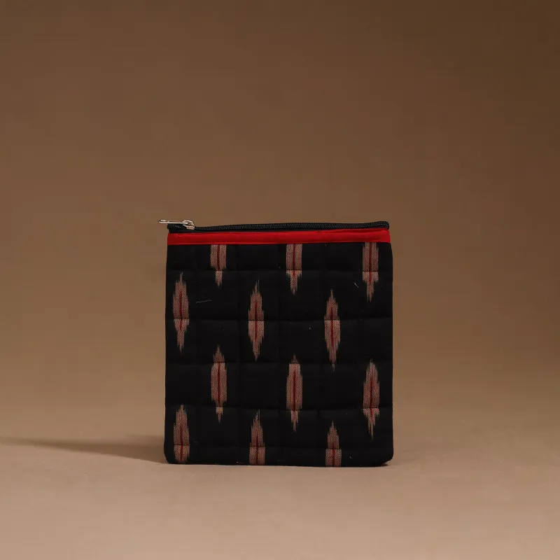 Black - Handmade Quilted Utility Pouch 06 sold by Itokri