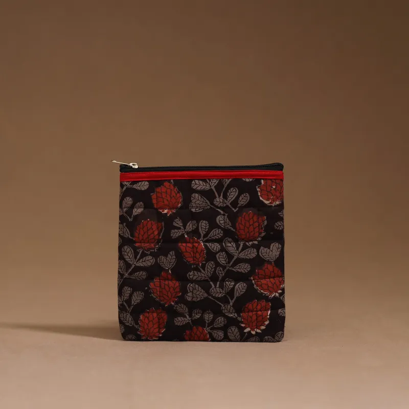 Black - Handmade Quilted Utility Pouch 03 sold by Itokri