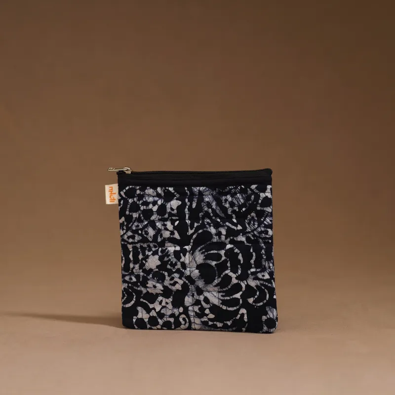 Black - Handmade Quilted Utility Pouch 23 sold by Itokri