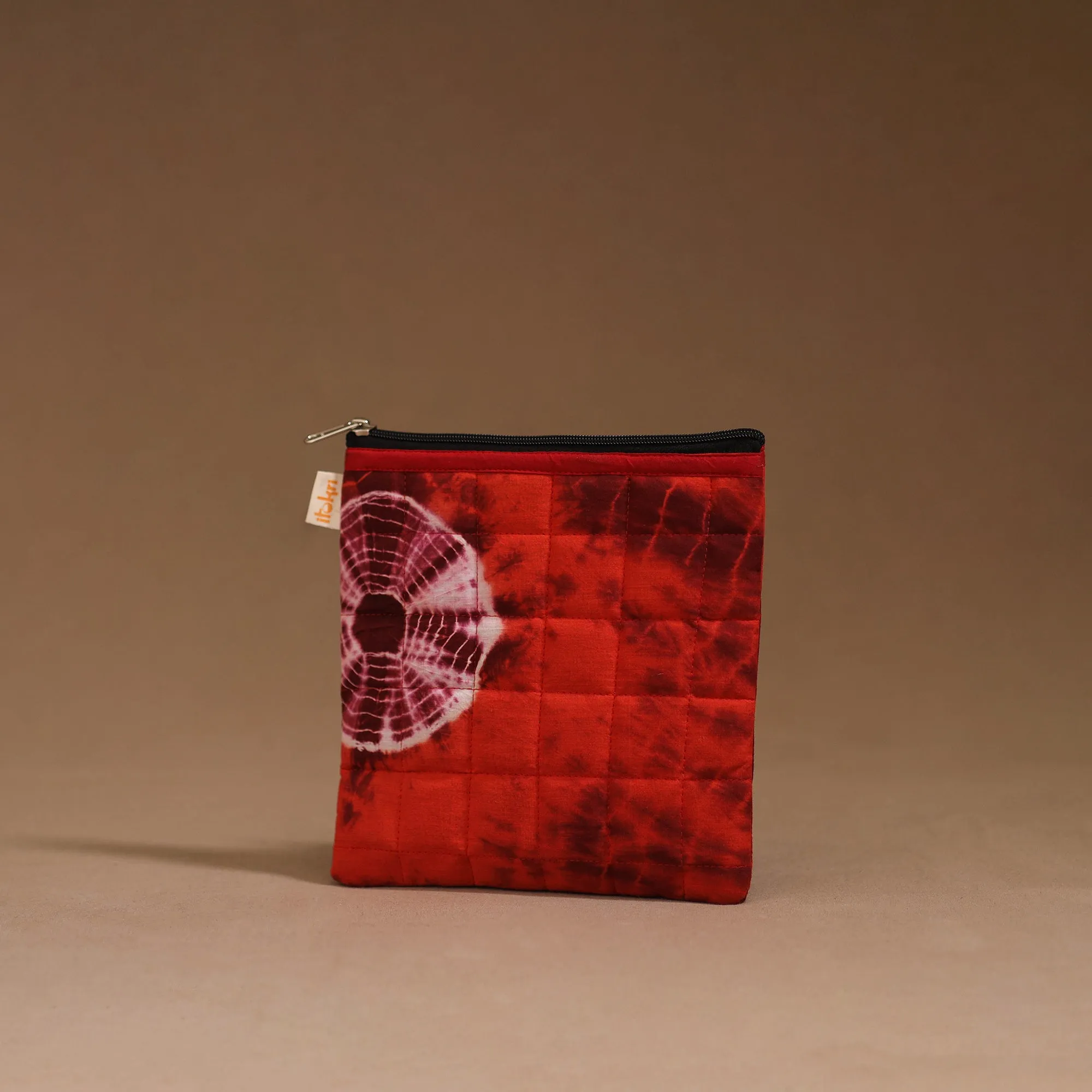 Red - Handmade Quilted Utility Pouch 50 sold by Itokri product image thumbnail 2
