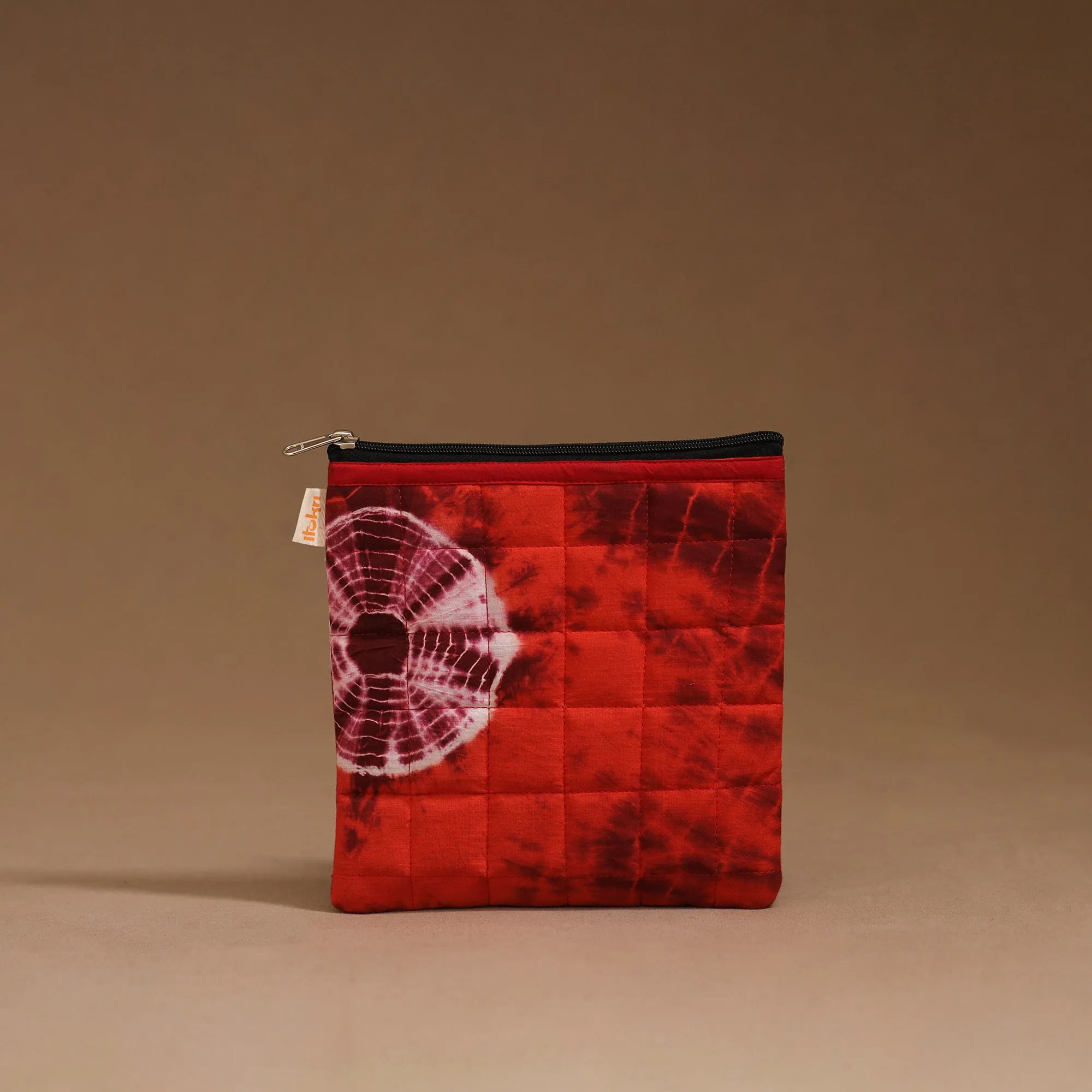 Red - Handmade Quilted Utility Pouch 50 sold by Itokri