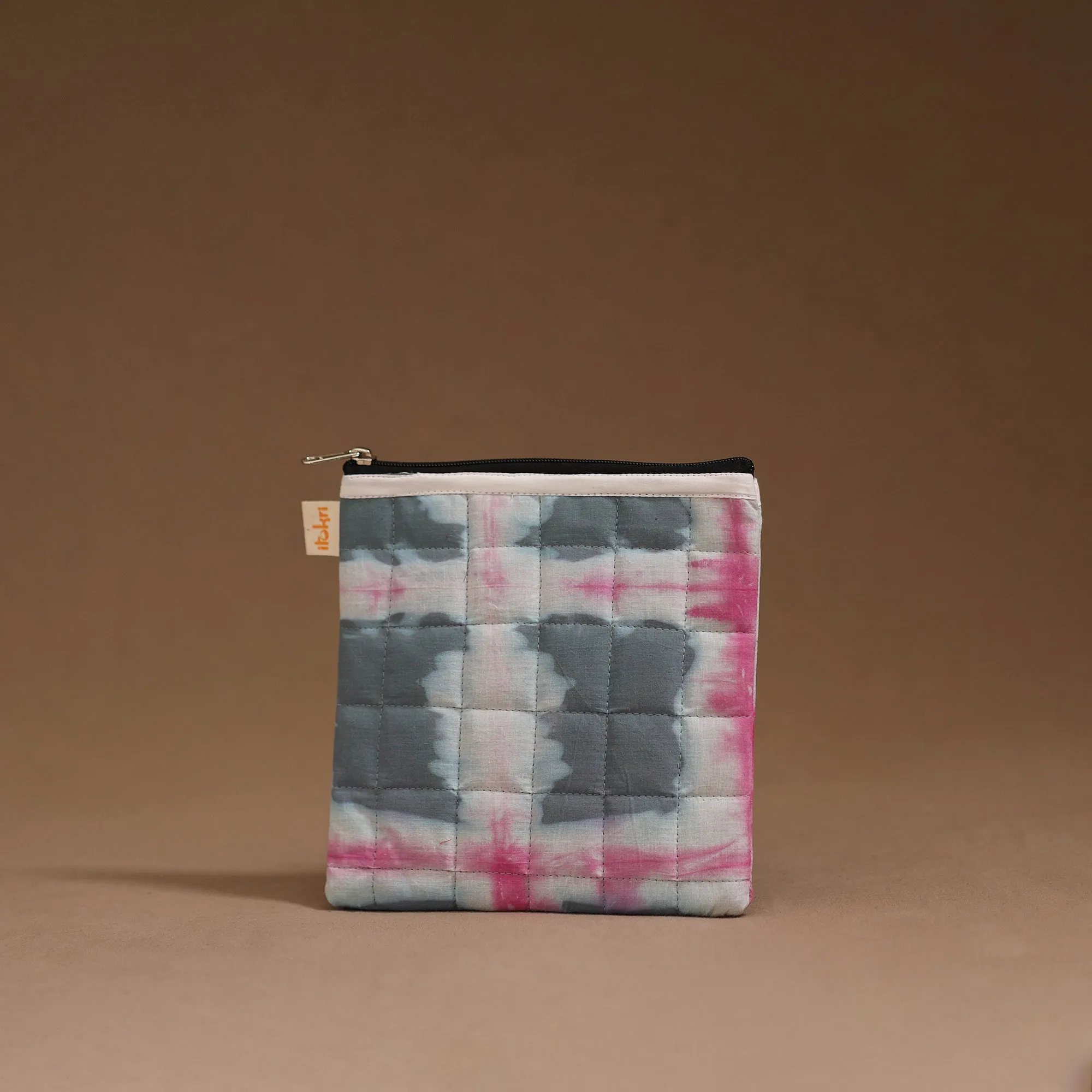 Multicolor - Handmade Quilted Utility Pouch 44 sold by Itokri