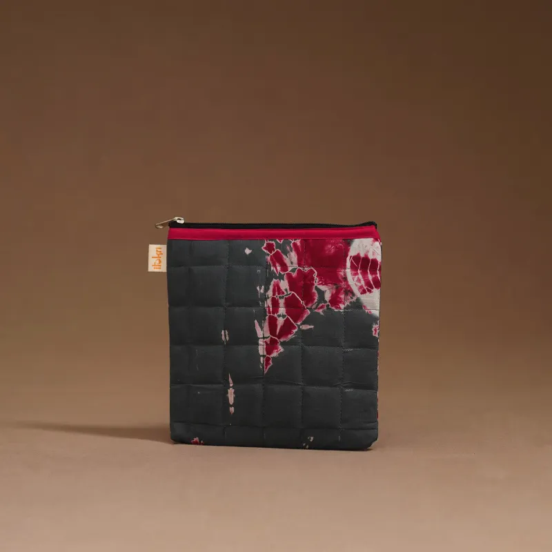 Black - Handmade Quilted Utility Pouch 42 sold by Itokri