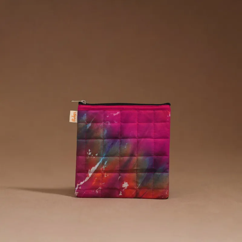 Multicolor - Handmade Quilted Utility Pouch 39 made by Itokri