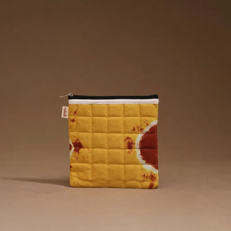 Yellow - Handmade Quilted Utility Pouch 37 sold by Itokri