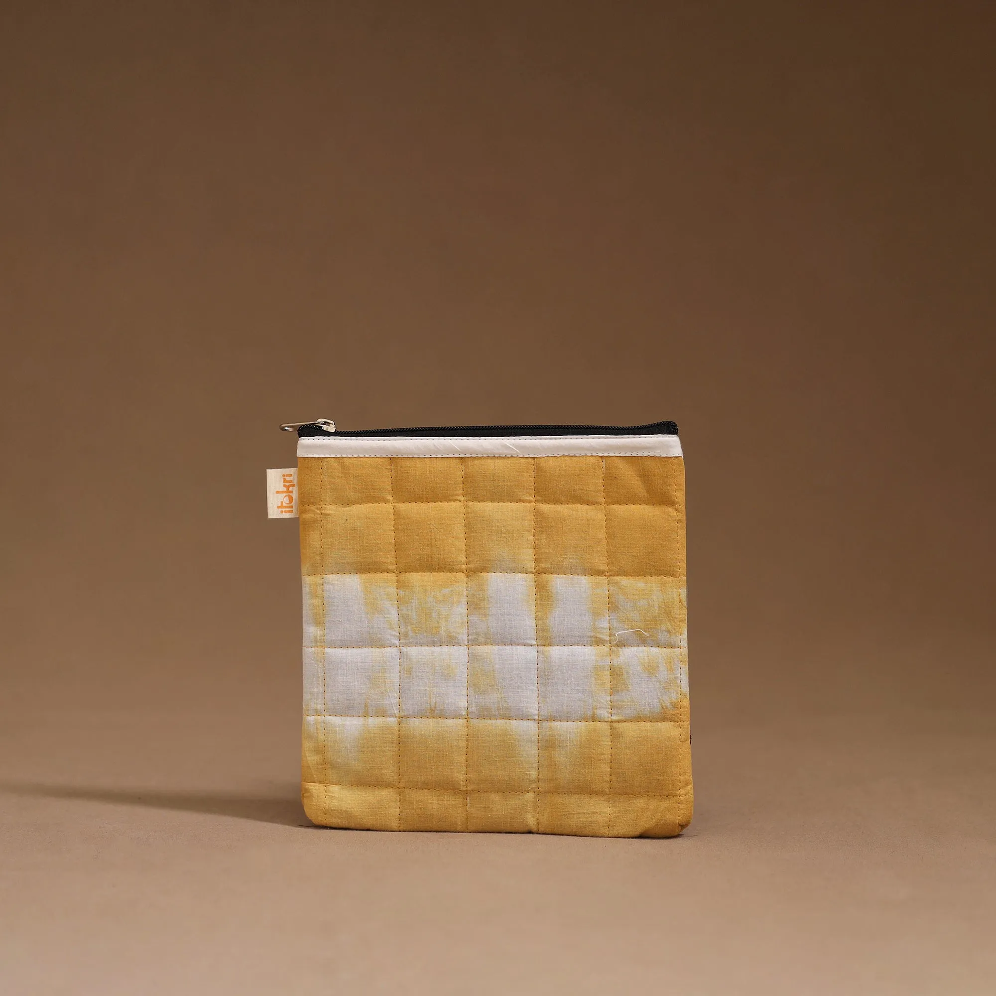 Yellow - Handmade Quilted Utility Pouch 34 sold by Itokri
