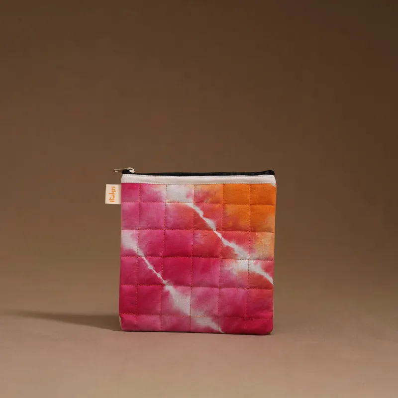 Multicolor - Handmade Quilted Utility Pouch 32 made by Itokri