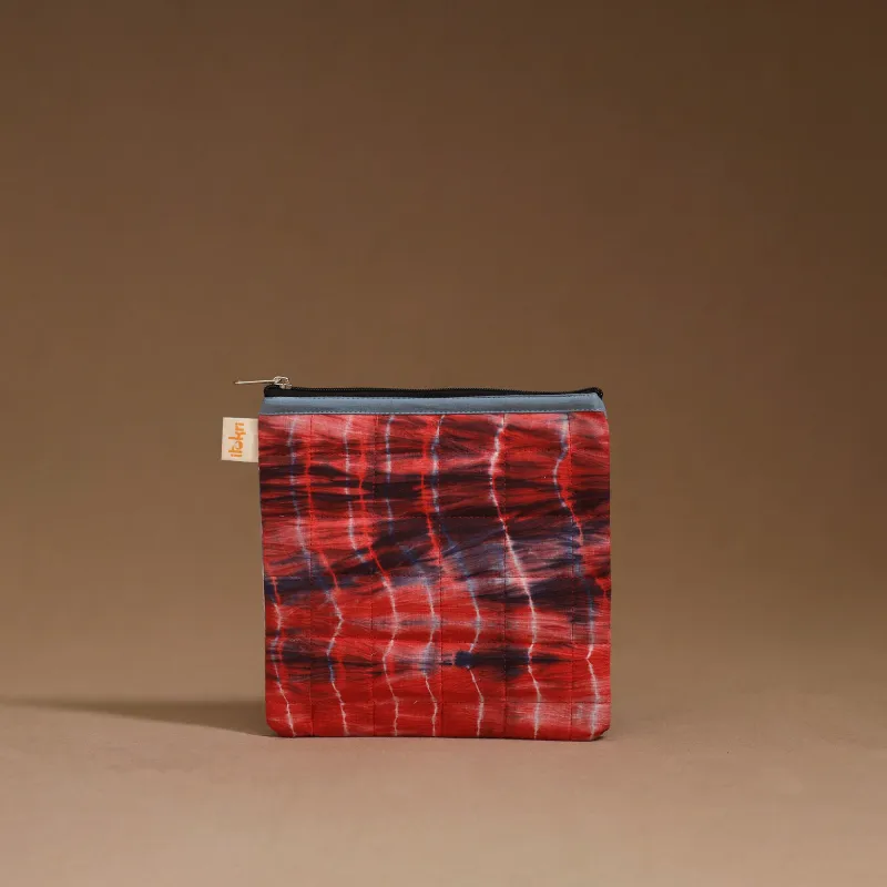 Red - Handmade Quilted Utility Pouch 31 sold by Itokri