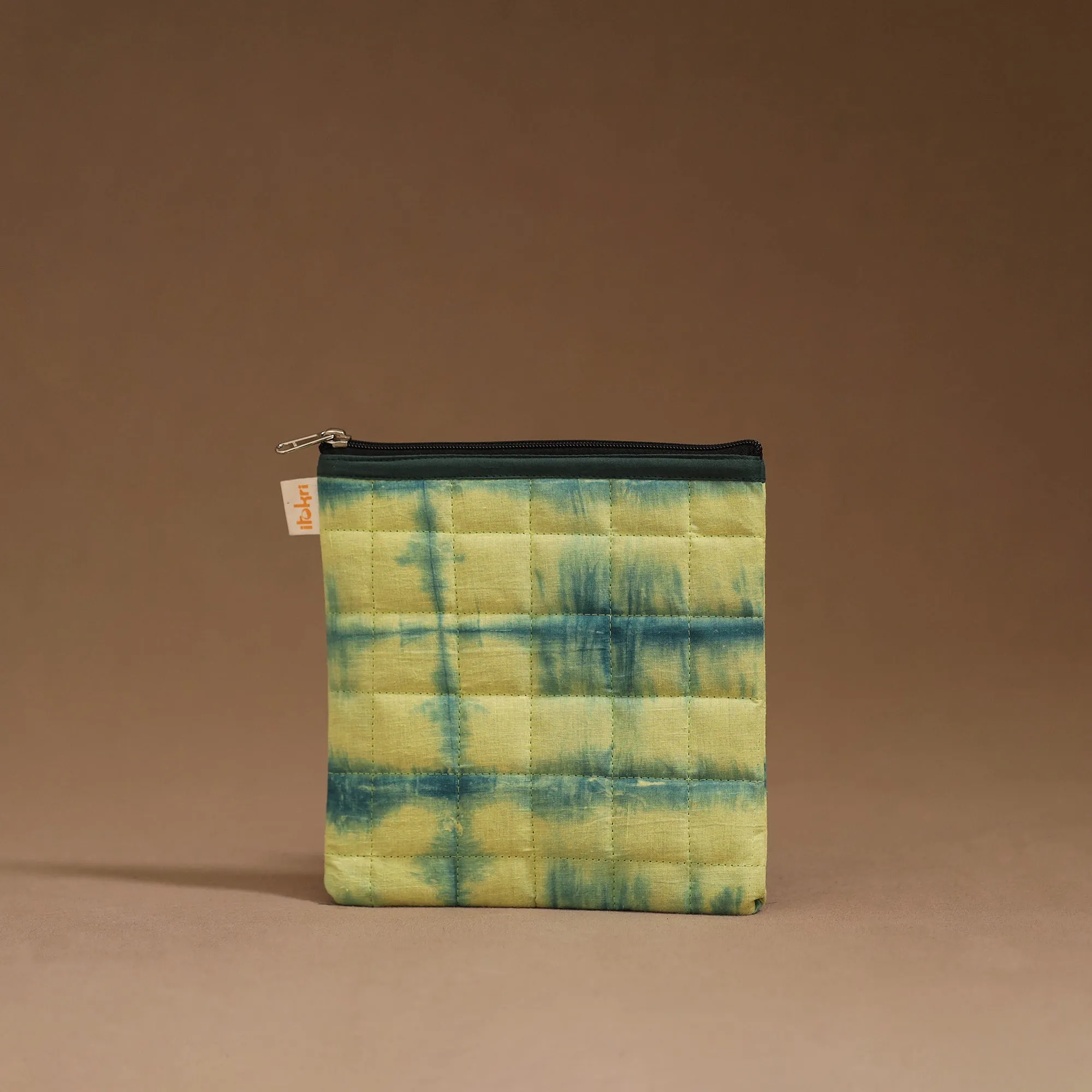Green - Handmade Quilted Utility Pouch 27 sold by Itokri