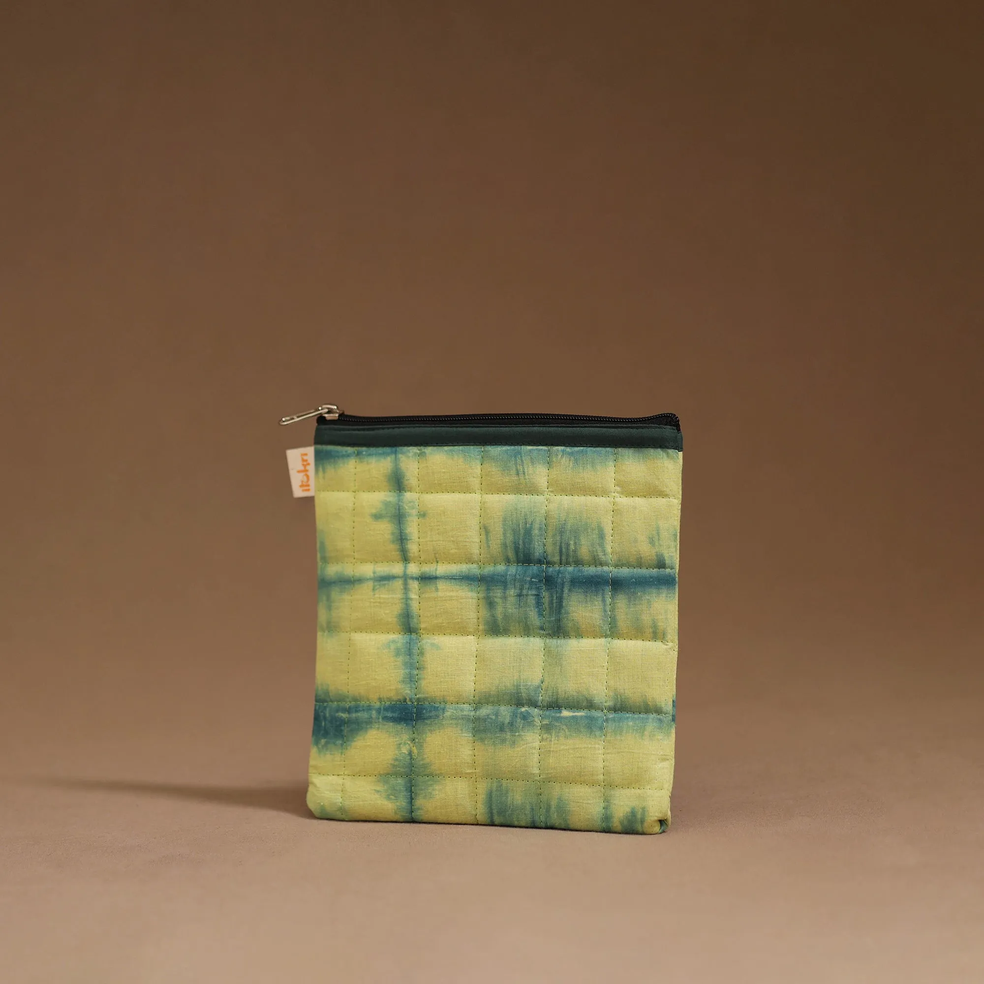 Green - Handmade Quilted Utility Pouch 27 sold by Itokri product image thumbnail 2