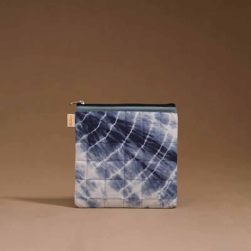Blue - Handmade Quilted Utility Pouch 26 made by Itokri