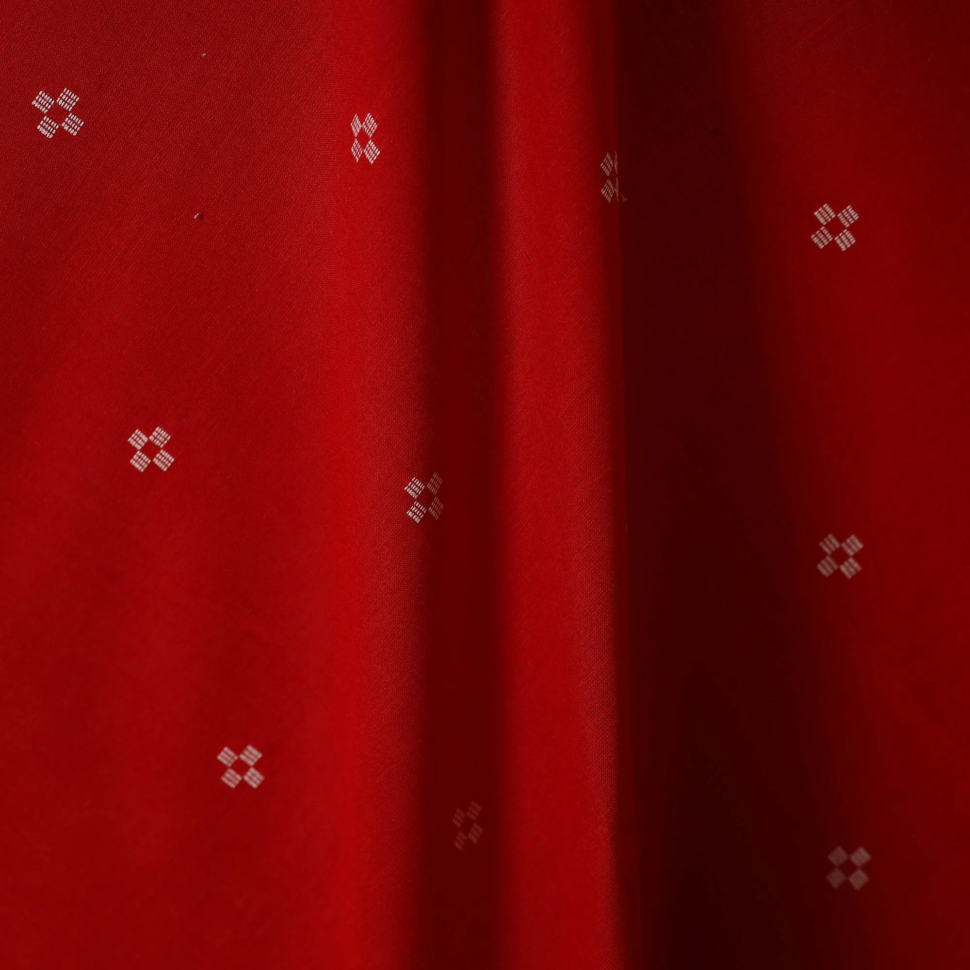 Red - Prewashed Cotton Jacquard Fabric 39 sold by Itokri product image thumbnail 3