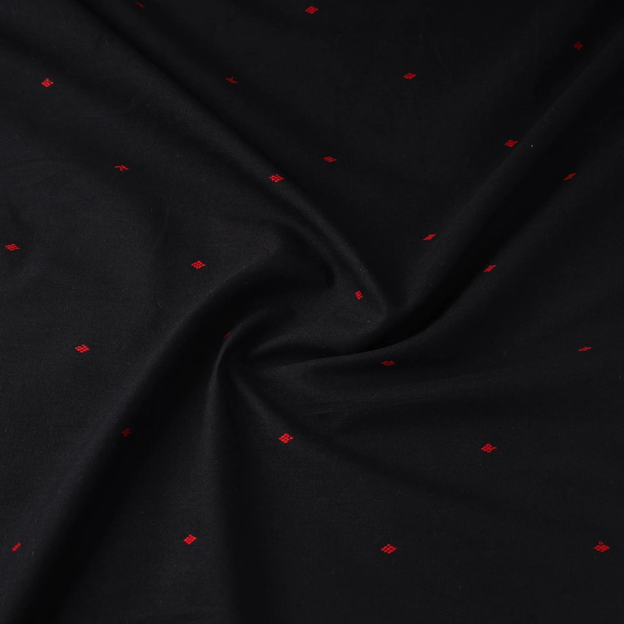 Black - Prewashed Cotton Jacquard Fabric 19 sold by Itokri product image thumbnail 3