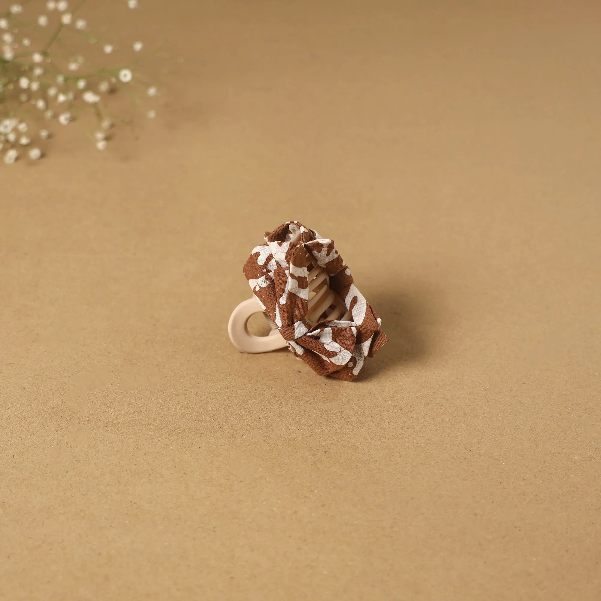 Brown - Handmade Women's Bow Hair Claw Clip 50 sold by Itokri product image thumbnail 2