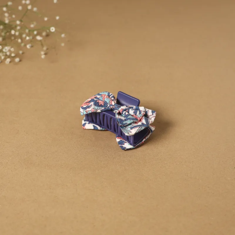 Blue - Handmade Women's Bow Hair Claw Clip 42 sold by Itokri