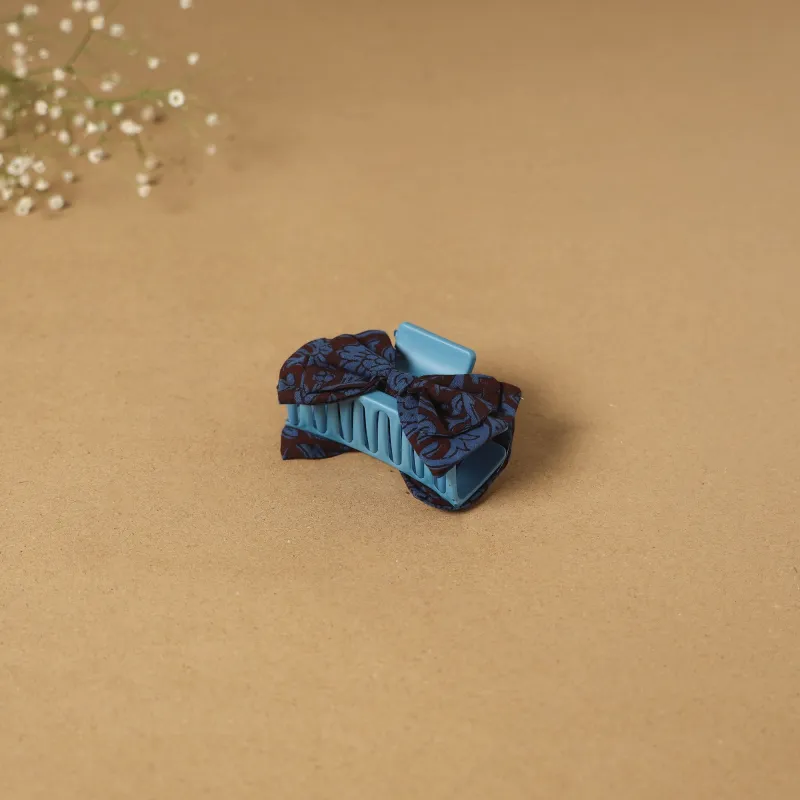 Blue - Handmade Women's Bow Hair Claw Clip 37 sold by Itokri