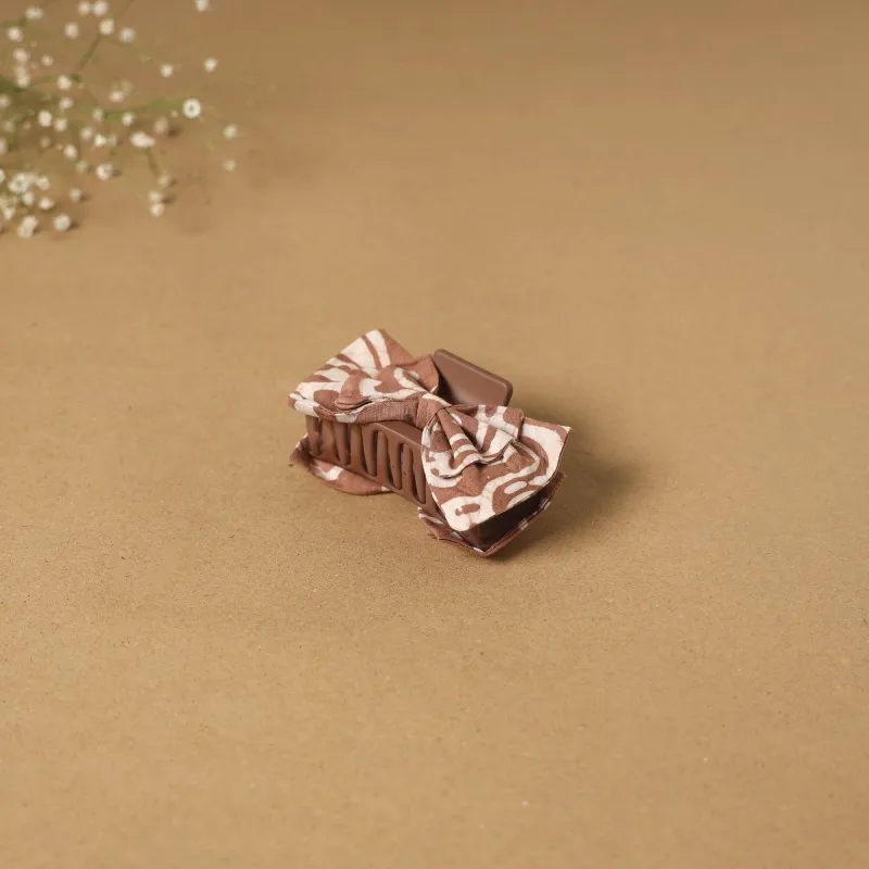 Brown - Handmade Women's Bow Hair Claw Clip 15 sold by Itokri