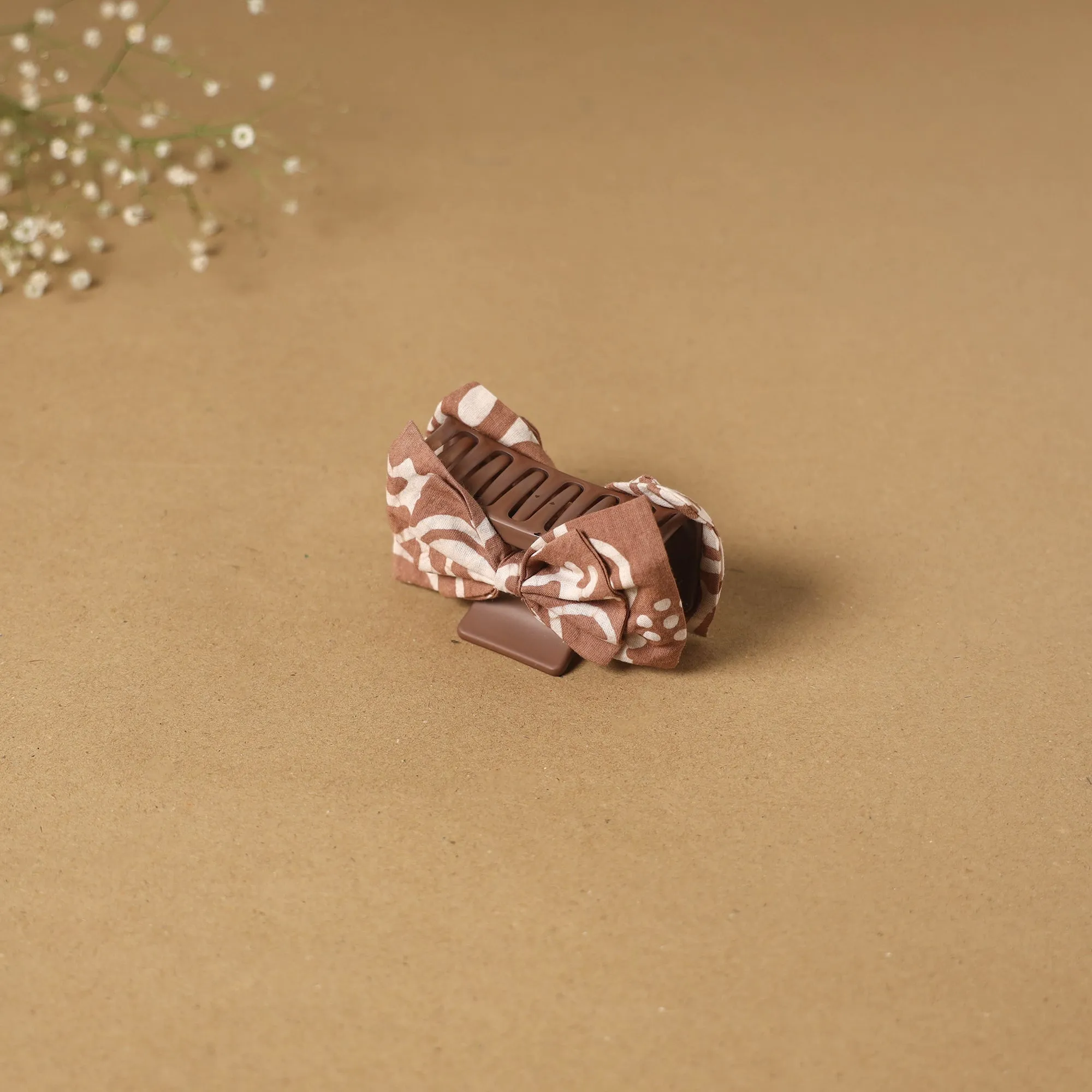 Brown - Handmade Women's Bow Hair Claw Clip 15 sold by Itokri product image thumbnail 2