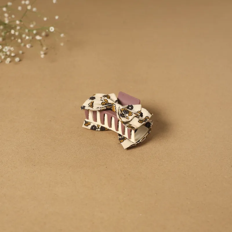 Beige - Handmade Women's Bow Hair Claw Clip 13 sold by Itokri
