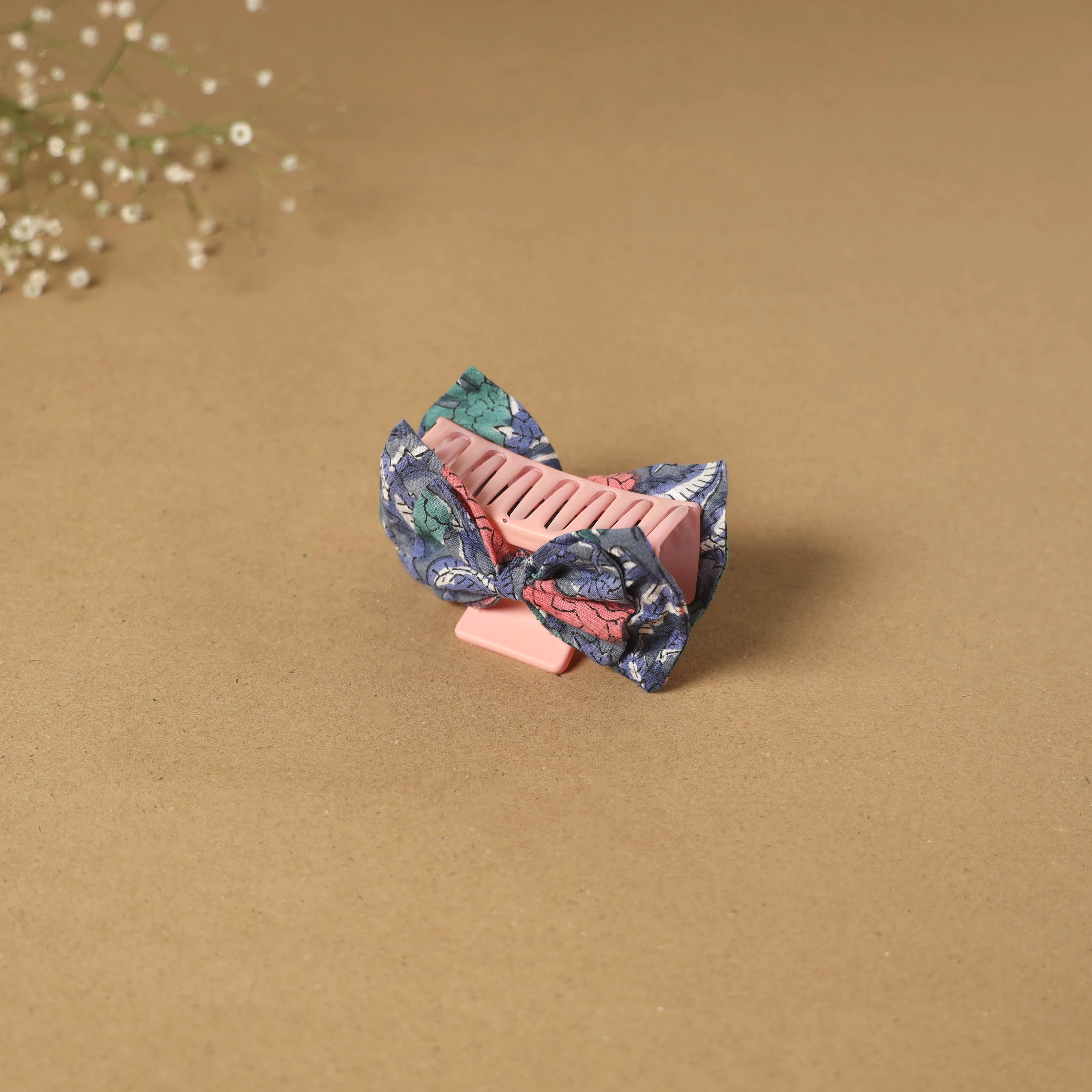 Blue - Handmade Women's Bow Hair Claw Clip 03 sold by Itokri product image thumbnail 2