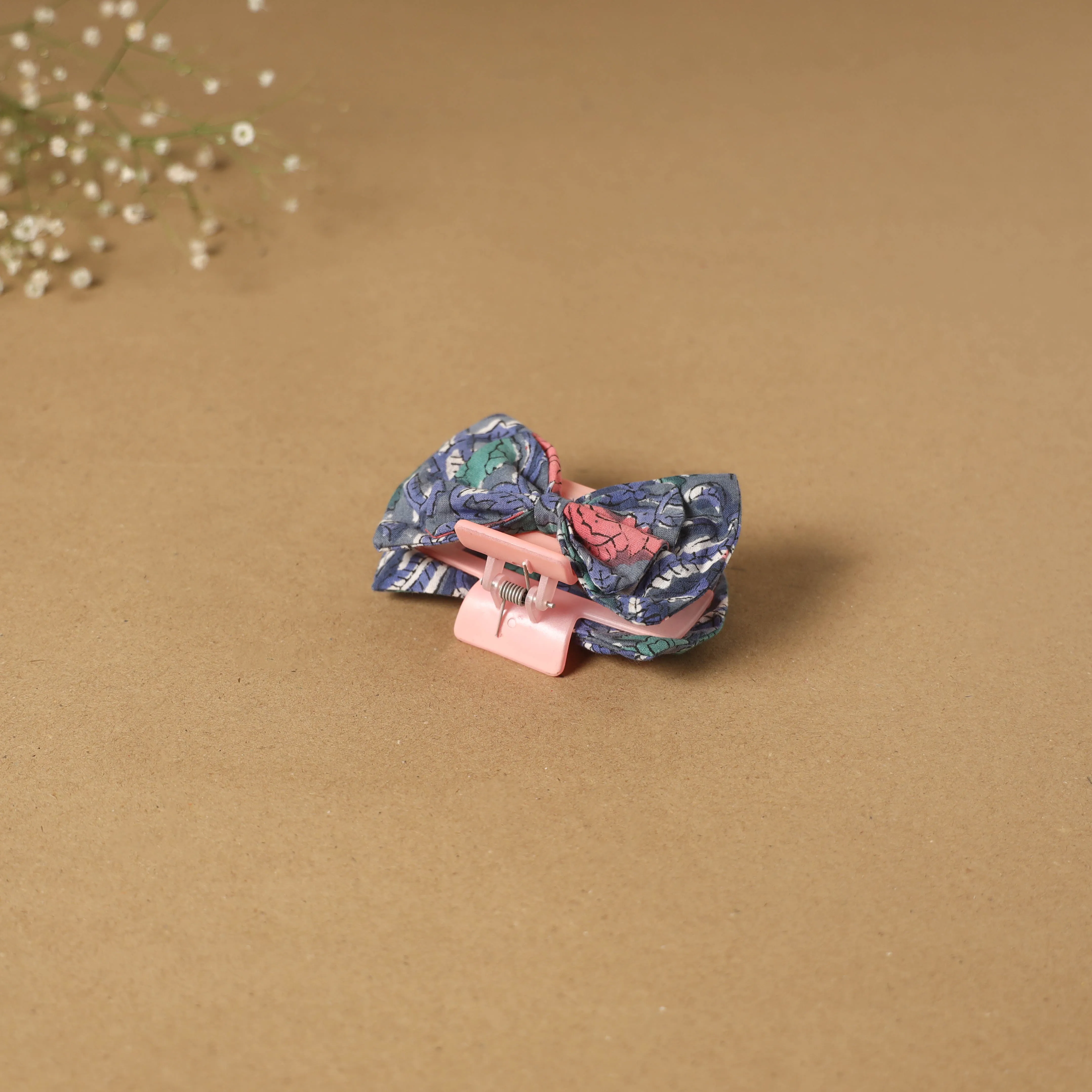 Blue - Handmade Women's Bow Hair Claw Clip 03 sold by Itokri product image thumbnail 3